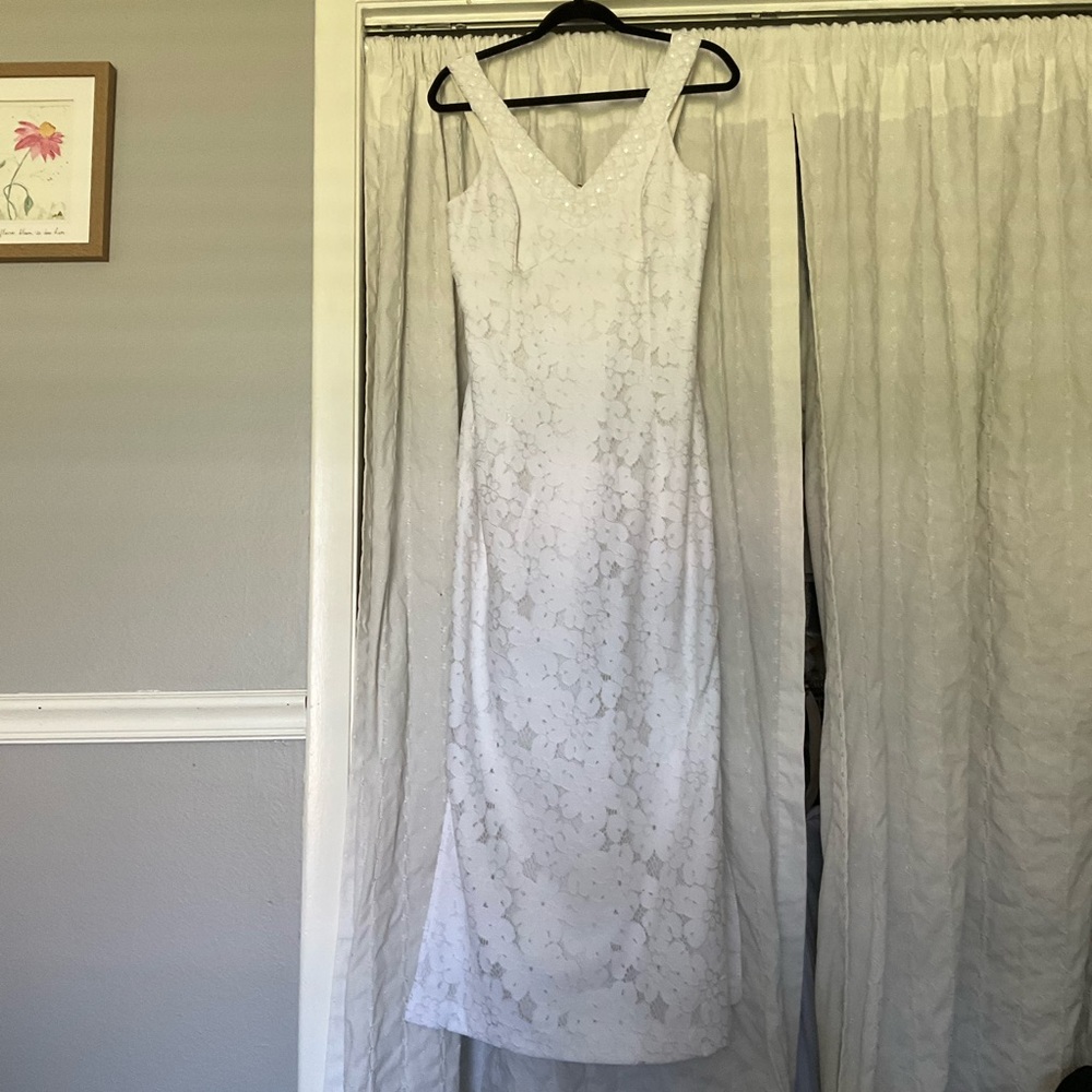 Lilly Pulitzer Beaded and Lace Maxi Dress